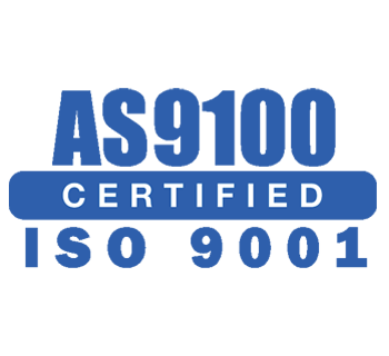 AS9100 Certified ISO 9001 Badge